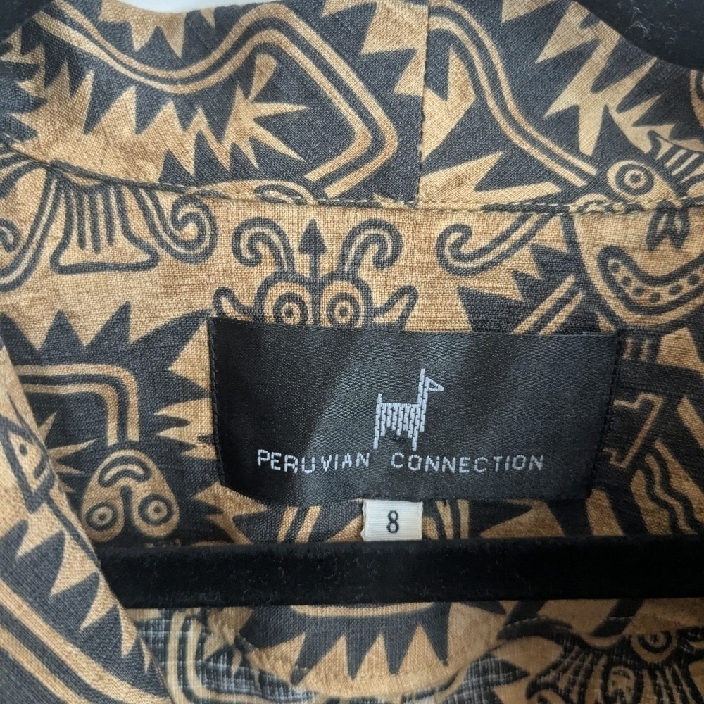 Peruvian Connection Aztec Print Maxi Dress - Picture 3 of 6